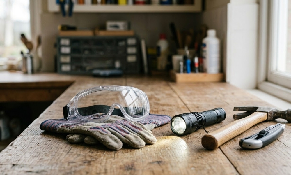 Zaštitne naočare i radne rukavice čine osnovnu univerzalnu opremu čija je glavna svrha da osigura bezbednost