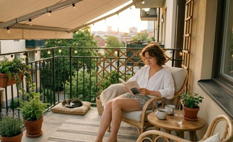 balkon tokom letnjih meseci